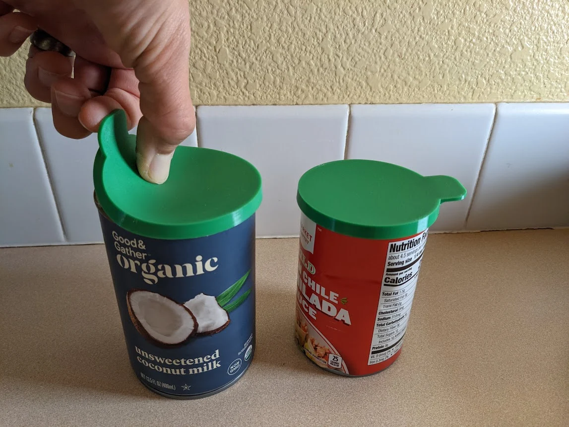 TPU Lid for Steel Food Cans - Customizable