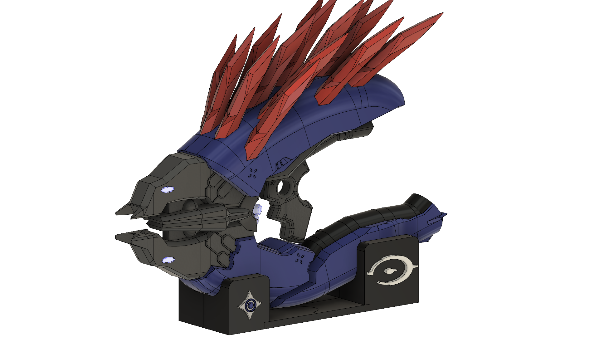 Halo 4 Needler Prop Weapon, For small build platforms
