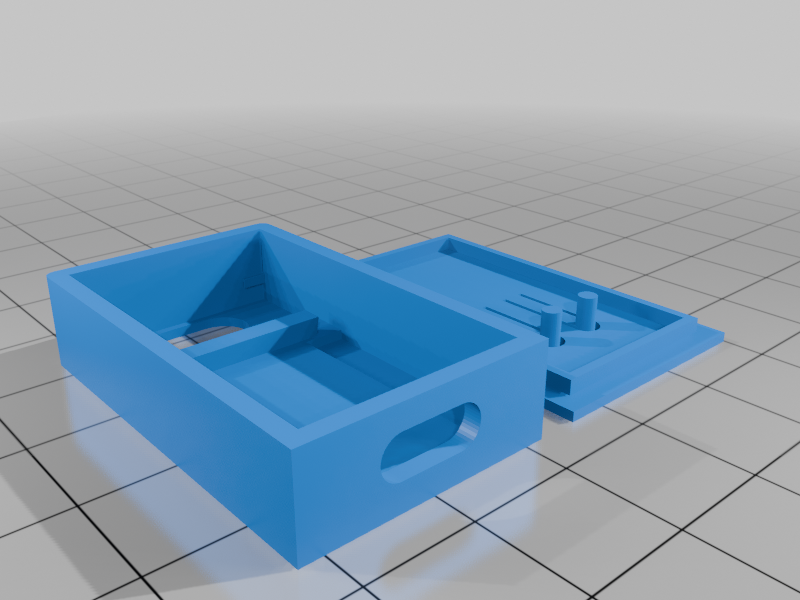 ESP32-C3 Super Mini case with space for TOF200C-VL53L0 sensor