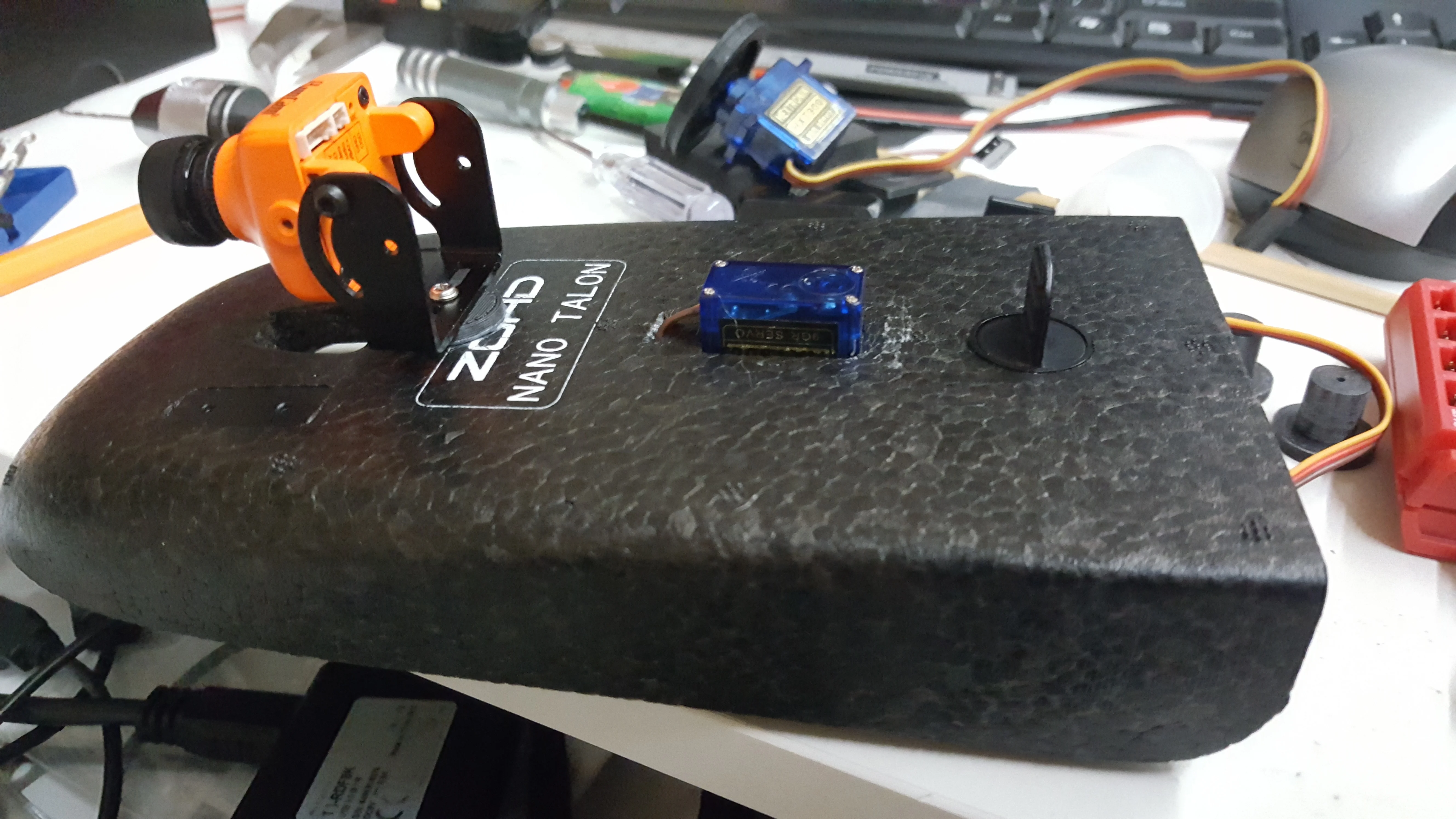 Nano talon camera pan mechanism