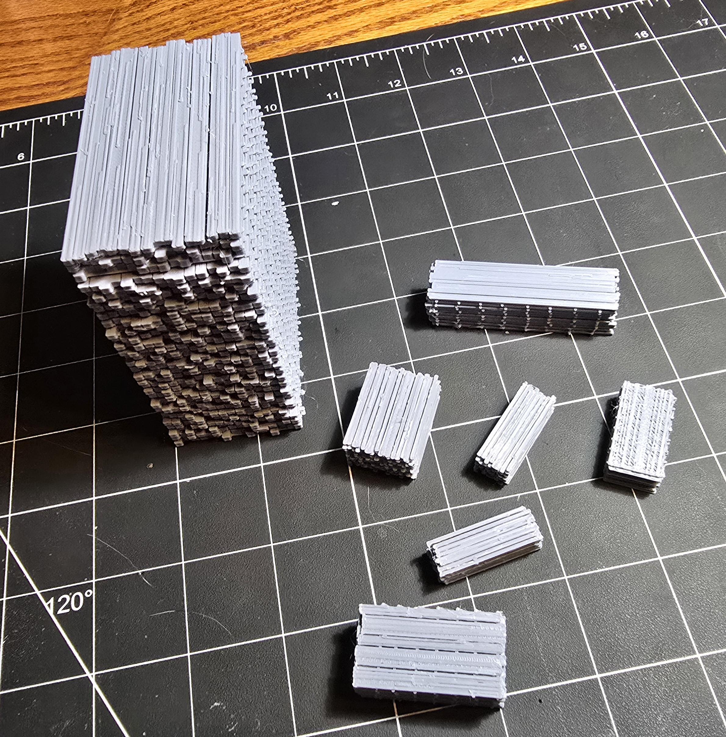 Lumber Stack Maker for Model Railroad