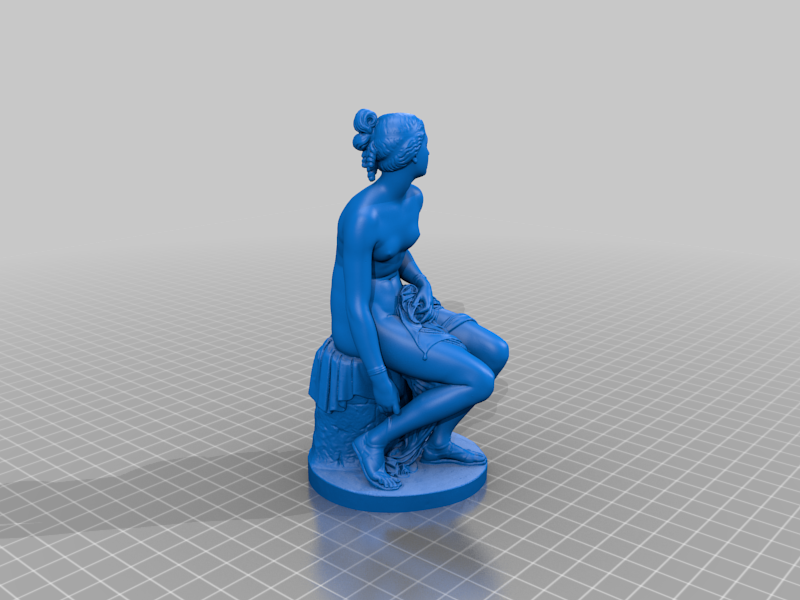 Nymph Preparing For The Bath