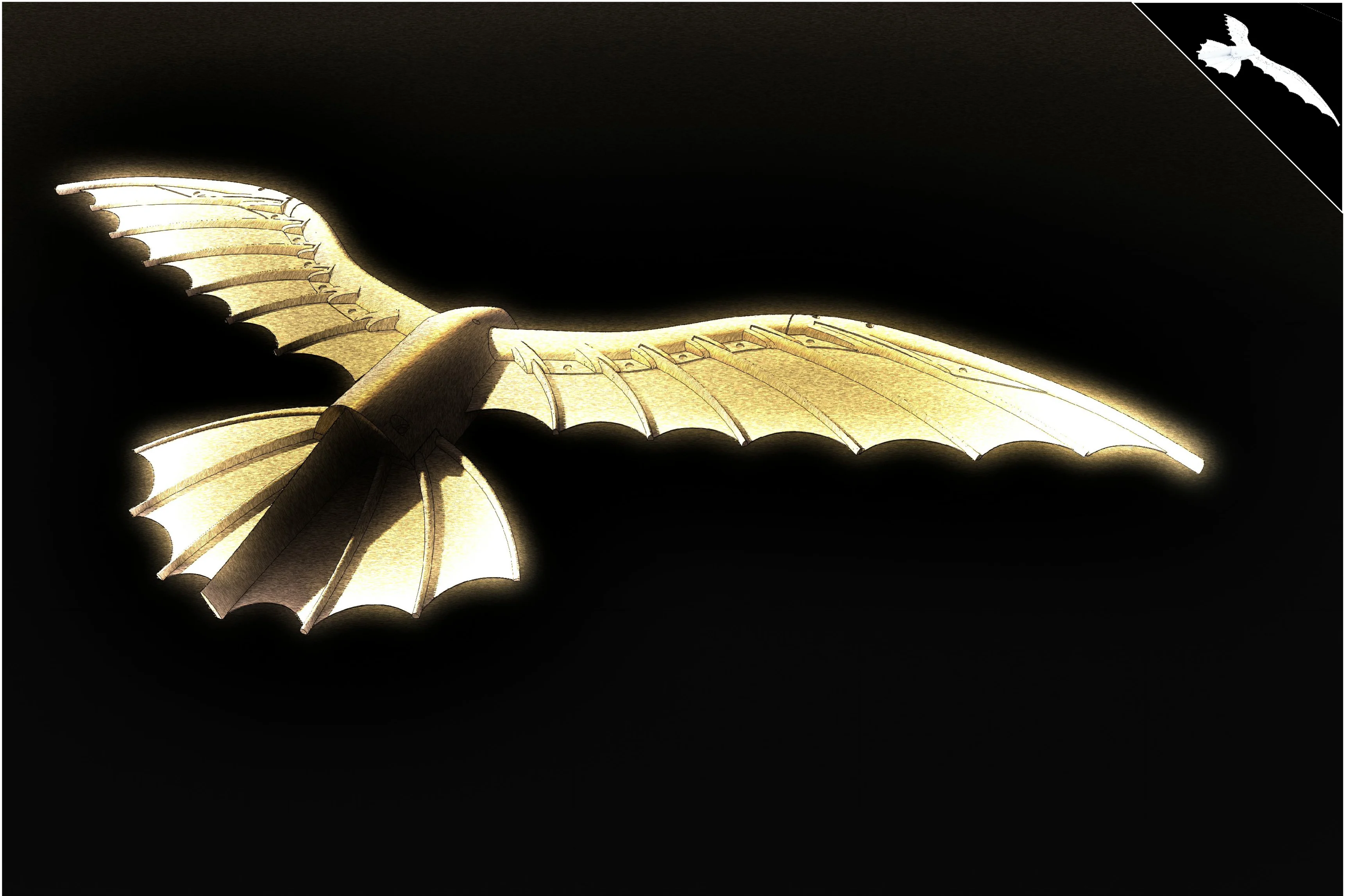 DaVinci's flying kite