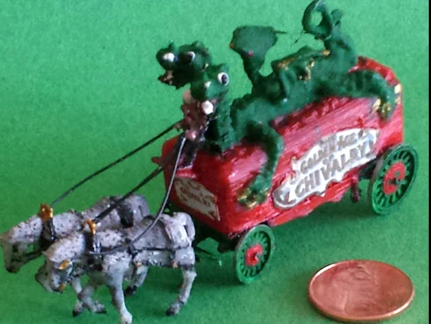 The Golden Age of Chivalry circus wagon kit