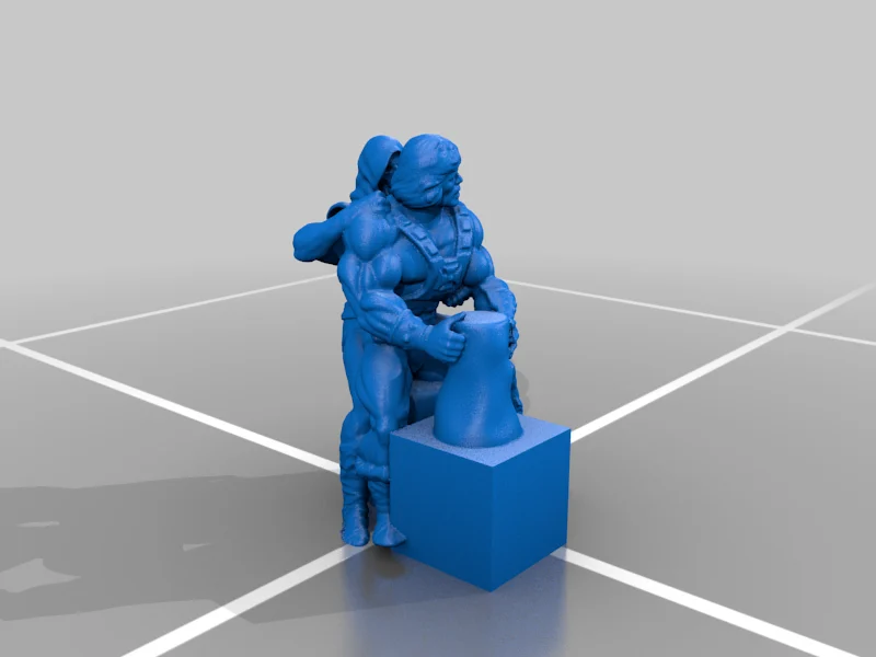 Skeletor being a pal and teaching Heman to sculpt
