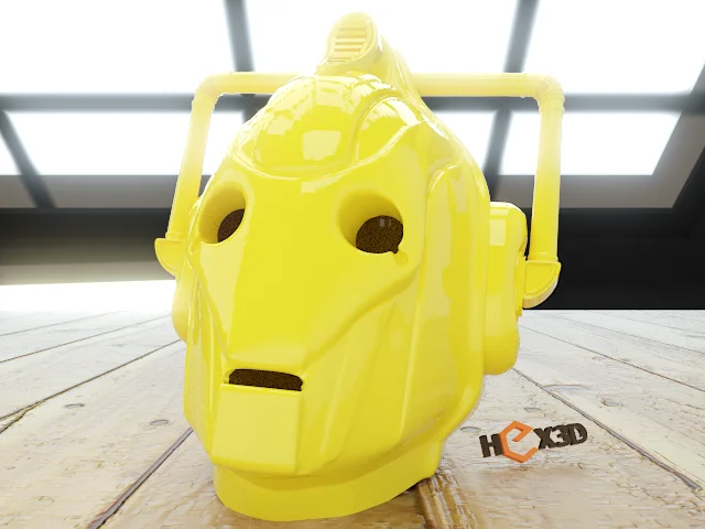 Cybermen Scale Helmet (High Res)