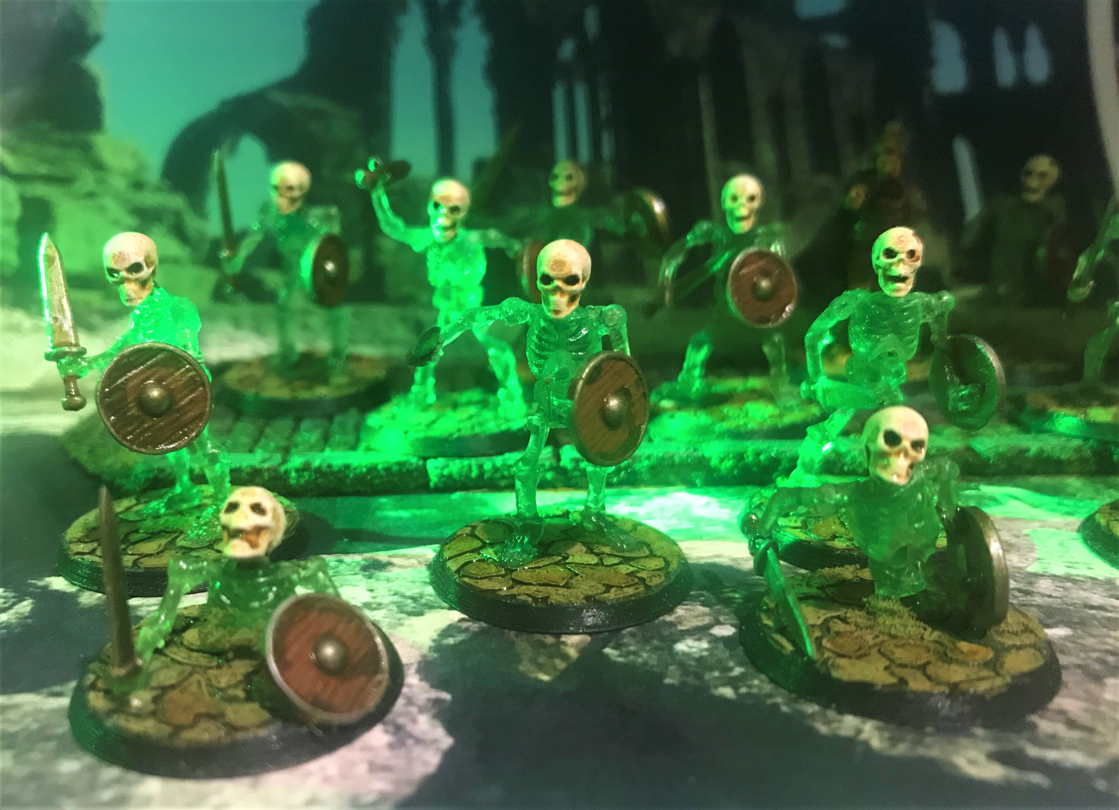 28mm - Skeleton Warrior with Sword & Shield
