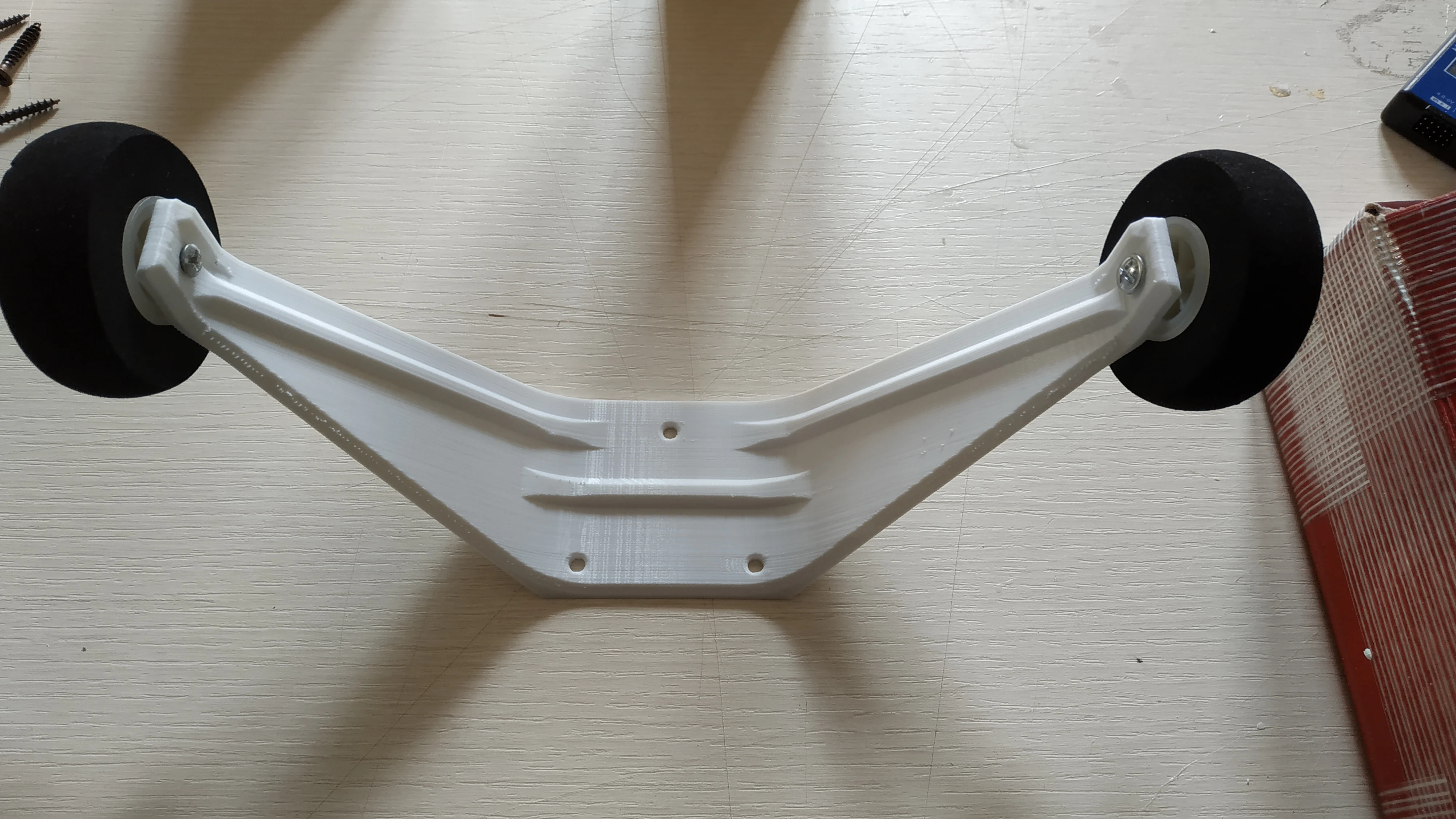 RC plane landing gear + optional skis + tires
