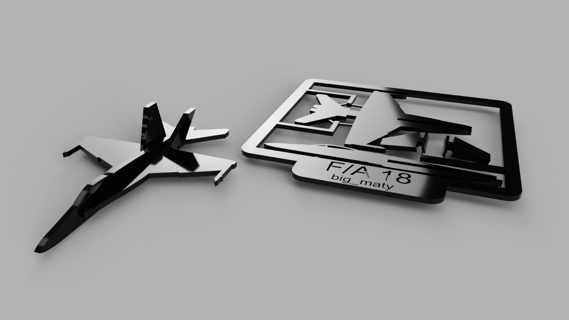 F/A-18 kit card