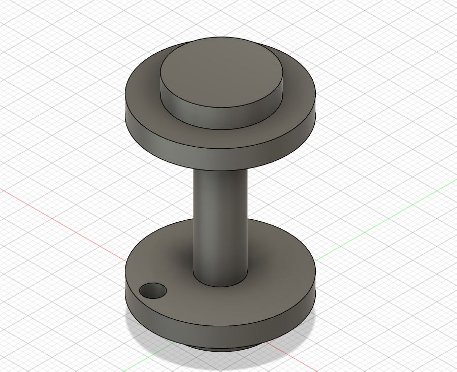 Dumbbell Keychain