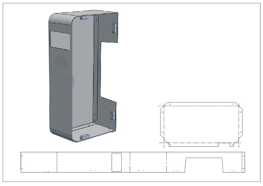 Housing, cover to the old plotter SummaCut