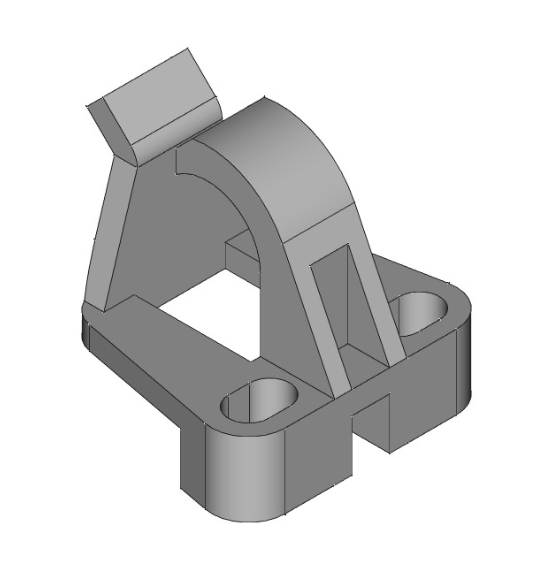 Brake Line Bracket for Suzuki DR 650