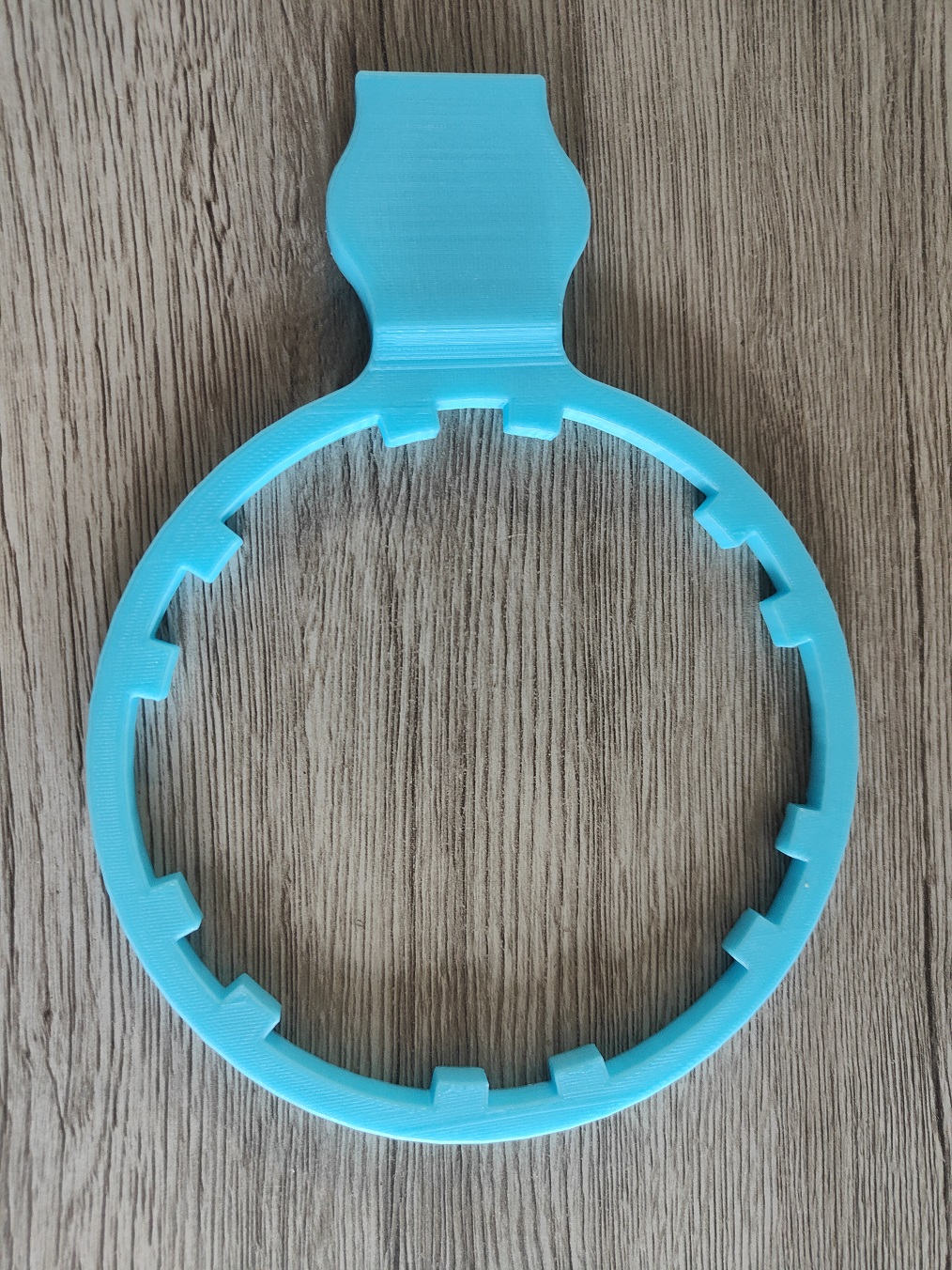 Clé pour bloc filtre