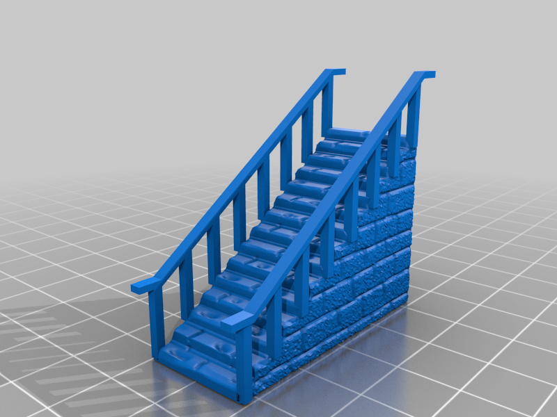 Treppe mit Geländer