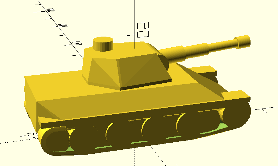 Panther tank (N scale)