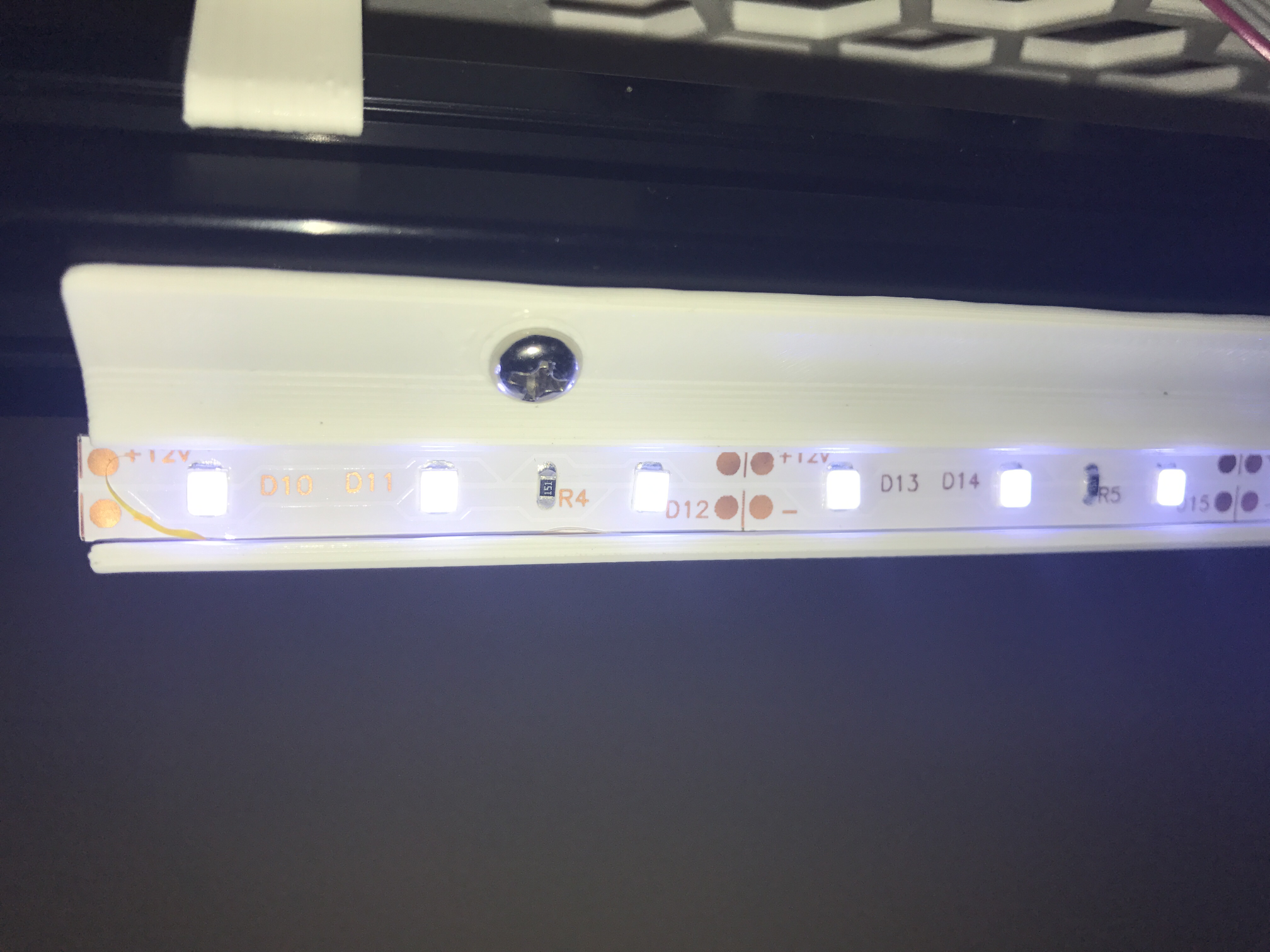 LED light strip holder