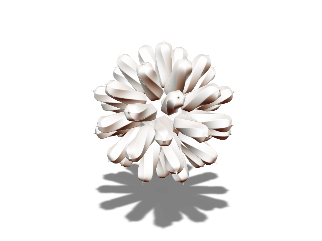 Pompom snow bauble