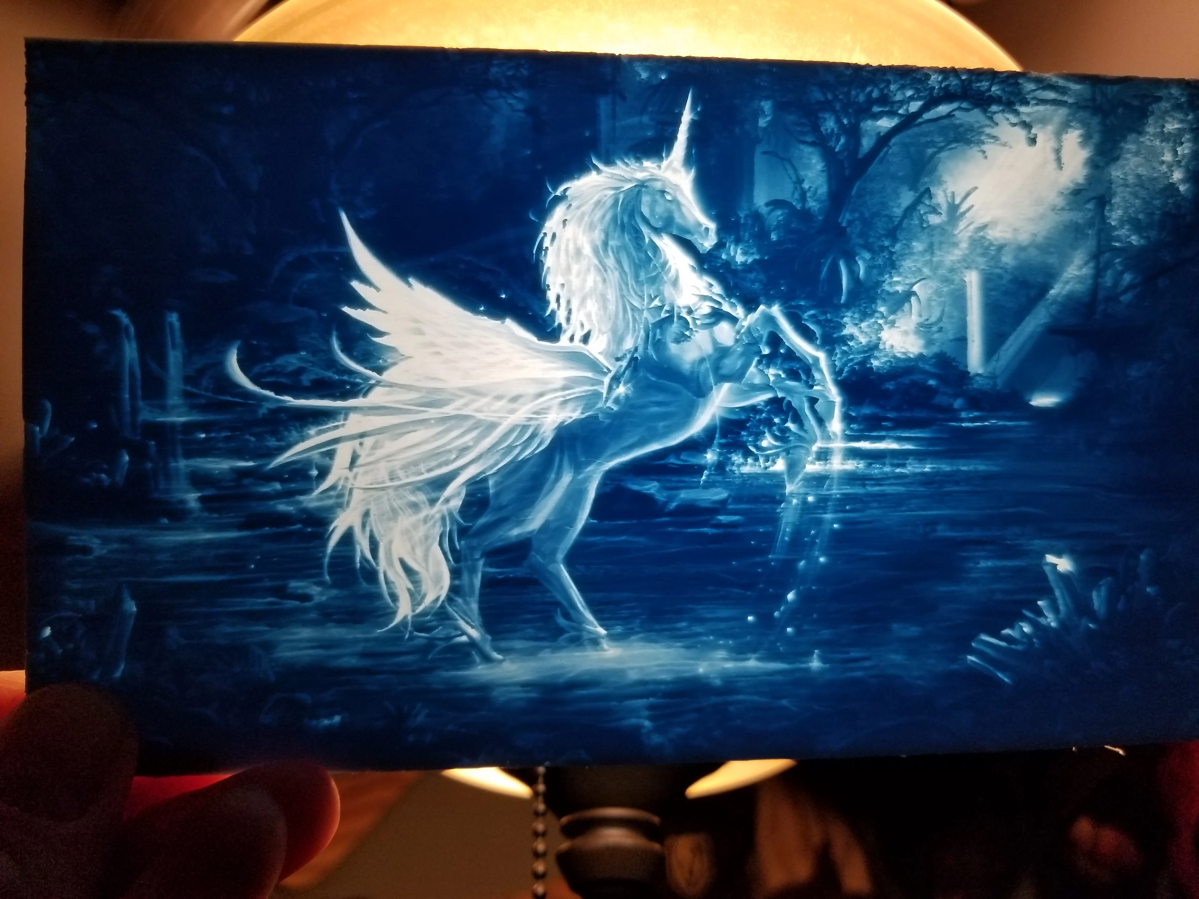 Unicorn Pegasus Lithophane