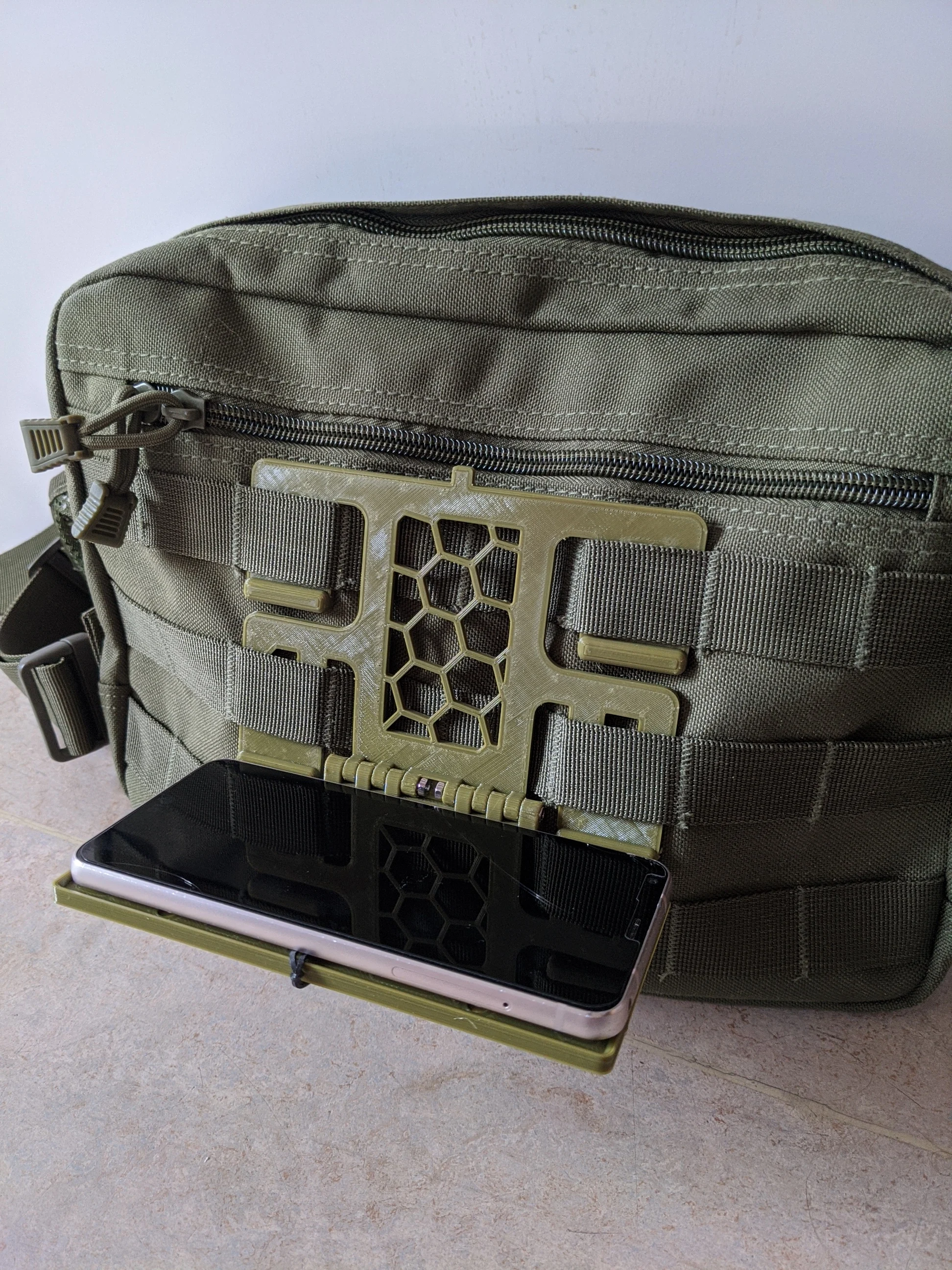 Molle Chest Rig Phone Mount