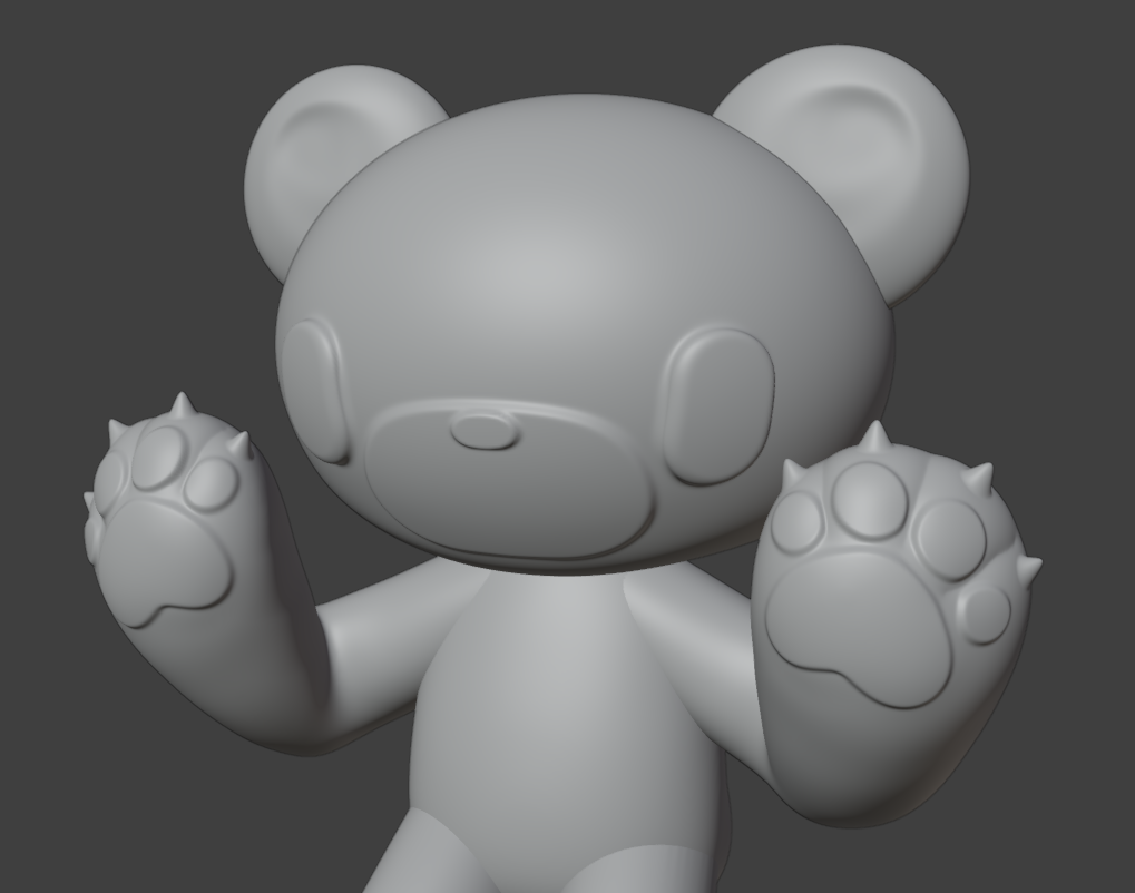 Gloomy bear figurine!