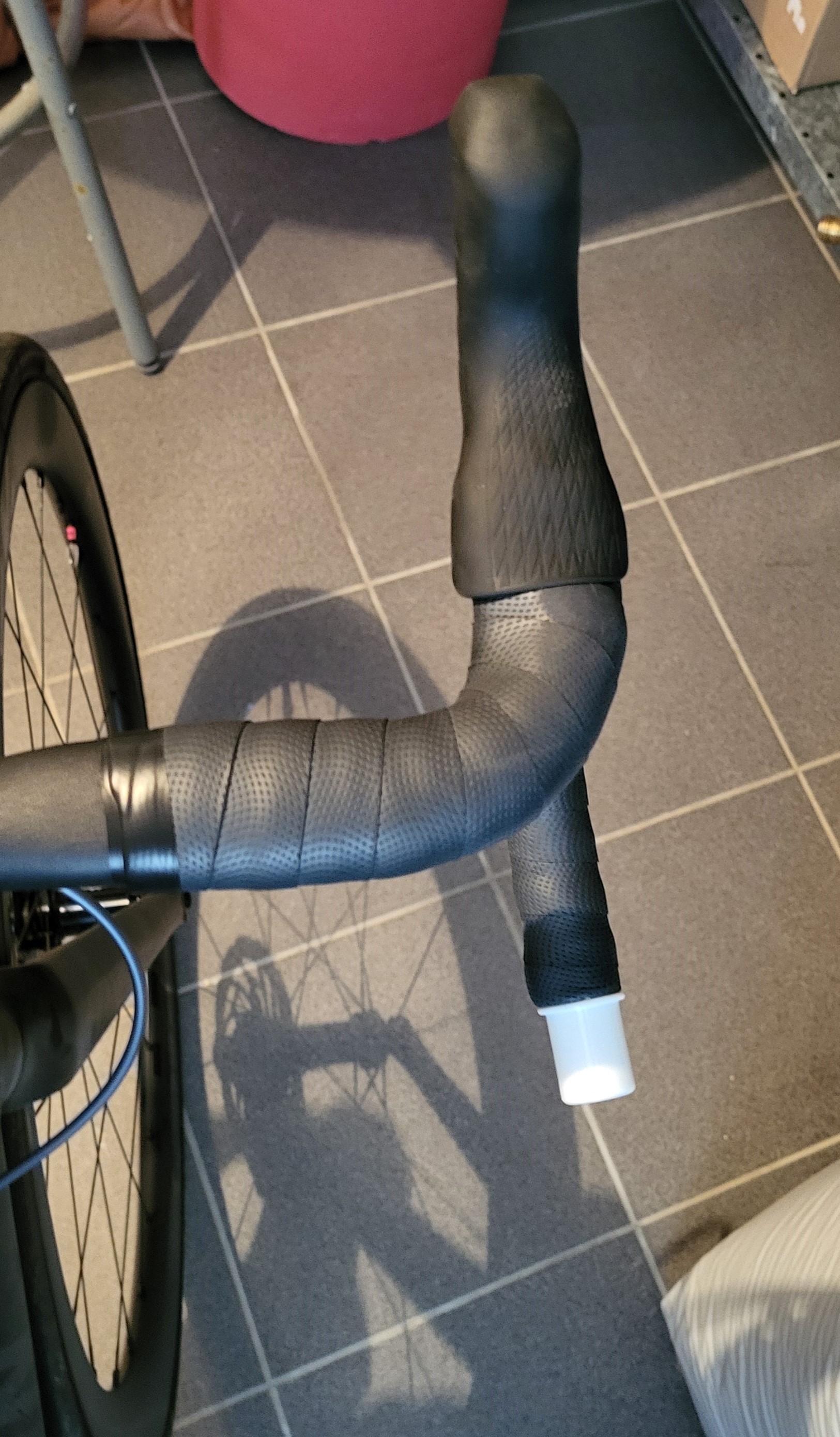 Rennrad Lenkerstummel Klingel und Lichtmontage - Roadbike steering bar bell mount