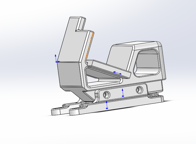 穿越机可替换狗座gopro frame changeable for alien