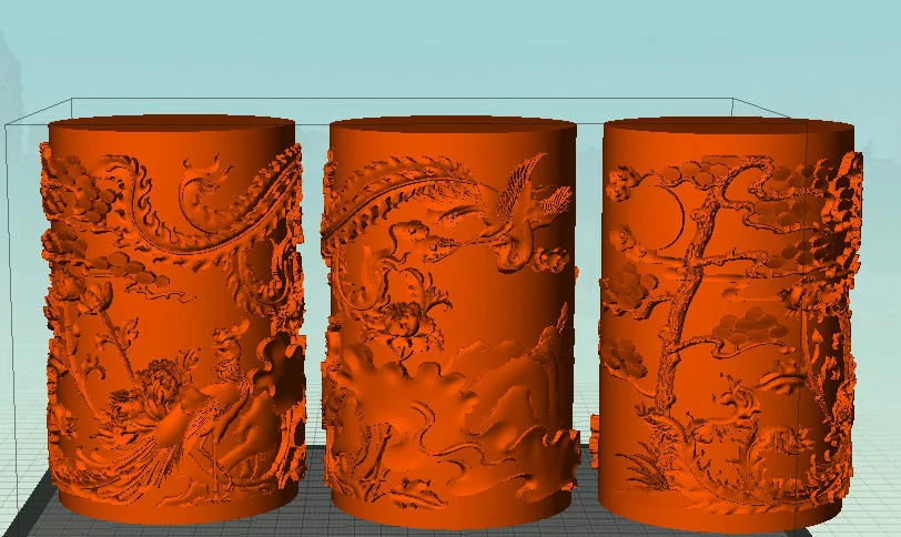 Phoenix pen holder