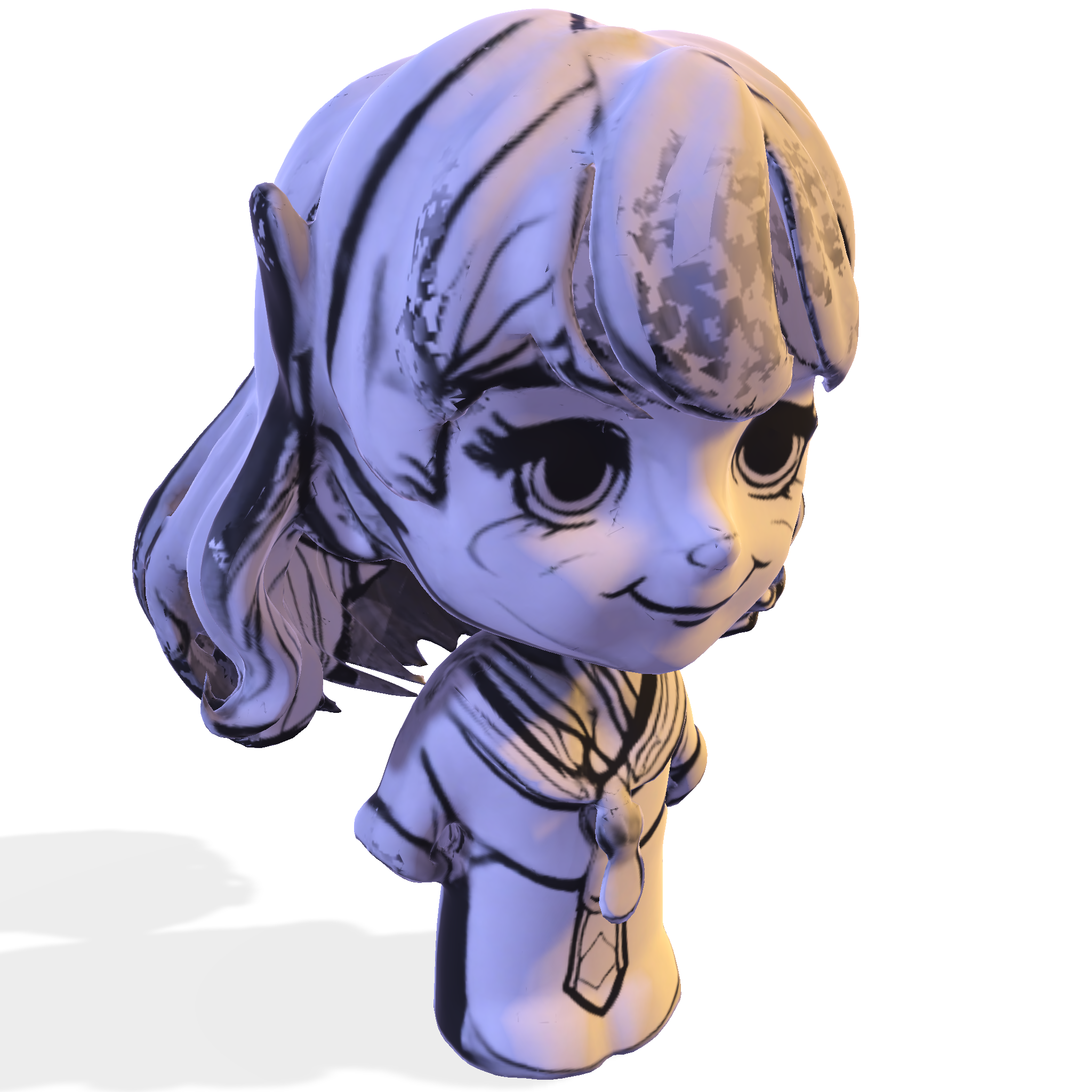 Enchanted Elf Chibi Figurine