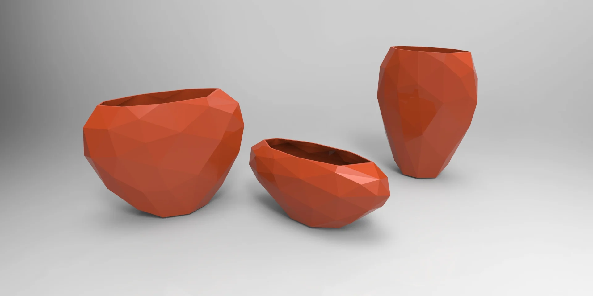 LOW POLY VASES