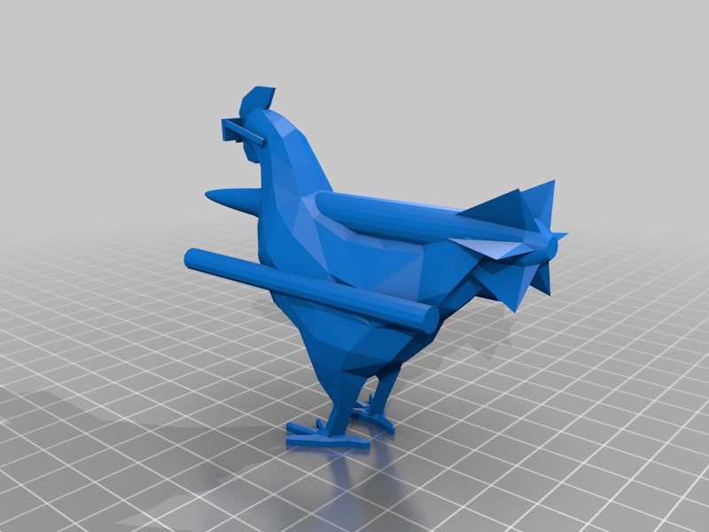 Fluffles the Weaponized Chicken