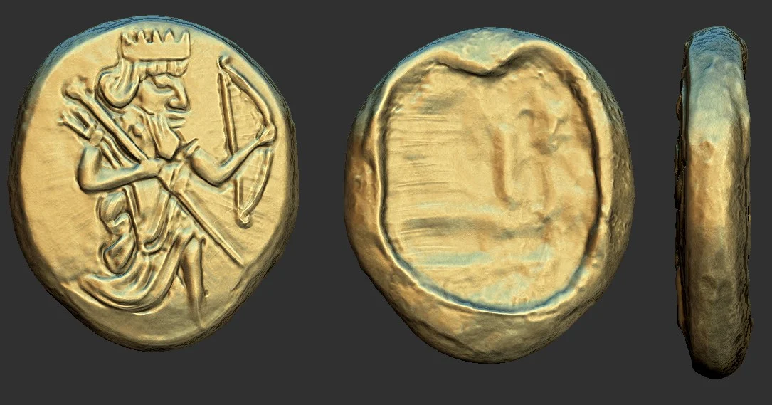 Printable Persian Daric Coin