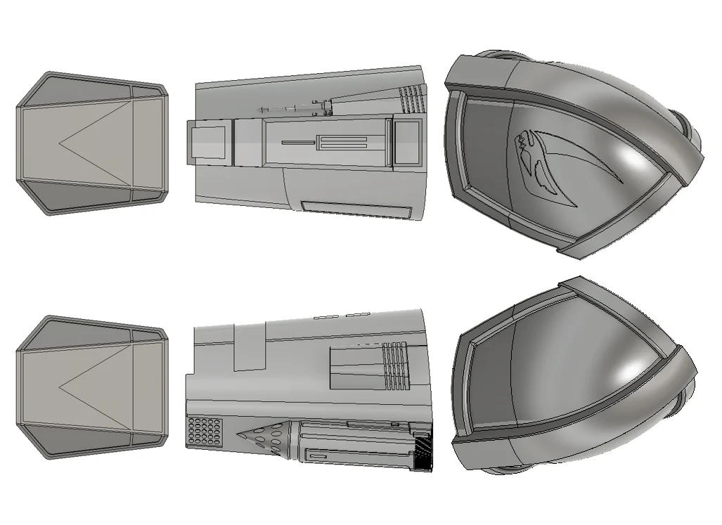 The Mandalorian Beskar Armor - FULL ARM - Pauldron Vambrace Gauntlet