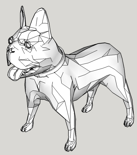 French Bulldog Low Poly Fixed!