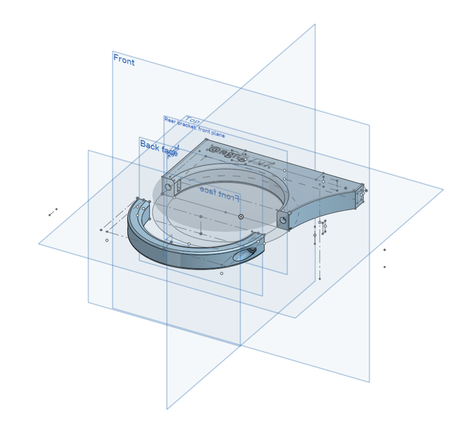 EKWB fan mounting bracket for 60mm coolant reservoir