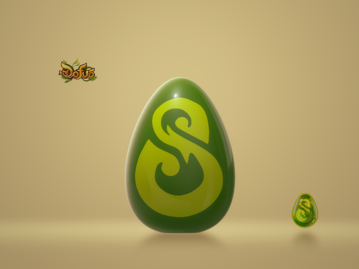 Oeuf Dofus Émeraude / Egg Dofus Emerald