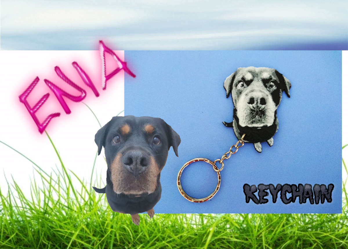 Rottweiler ENIA keychain