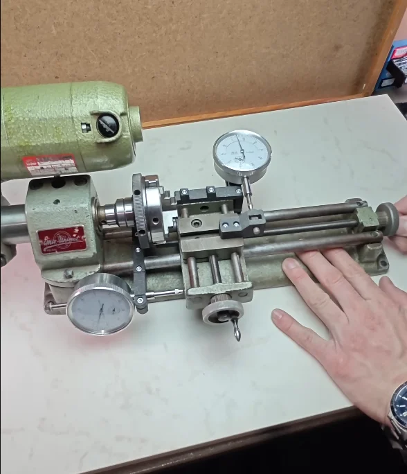 Emco Unimat SL Dial indicator readout system