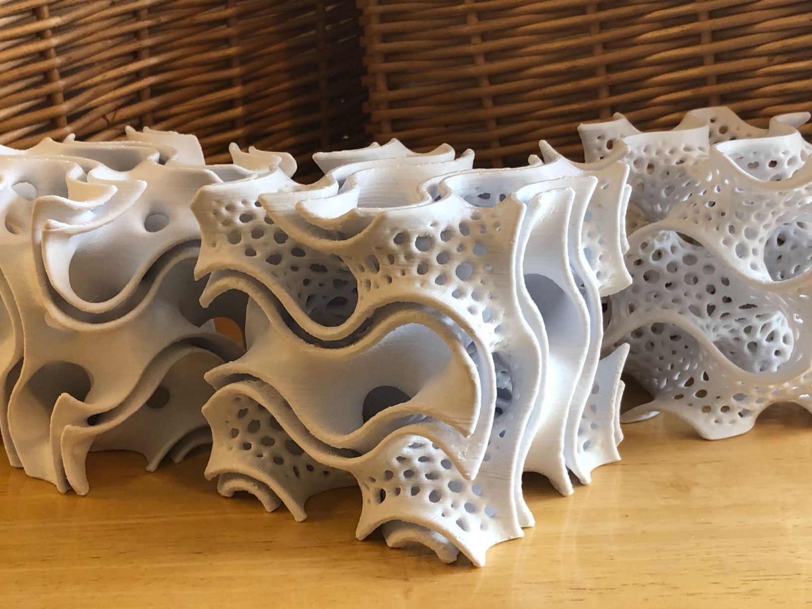 Three Gyroid Sculptures