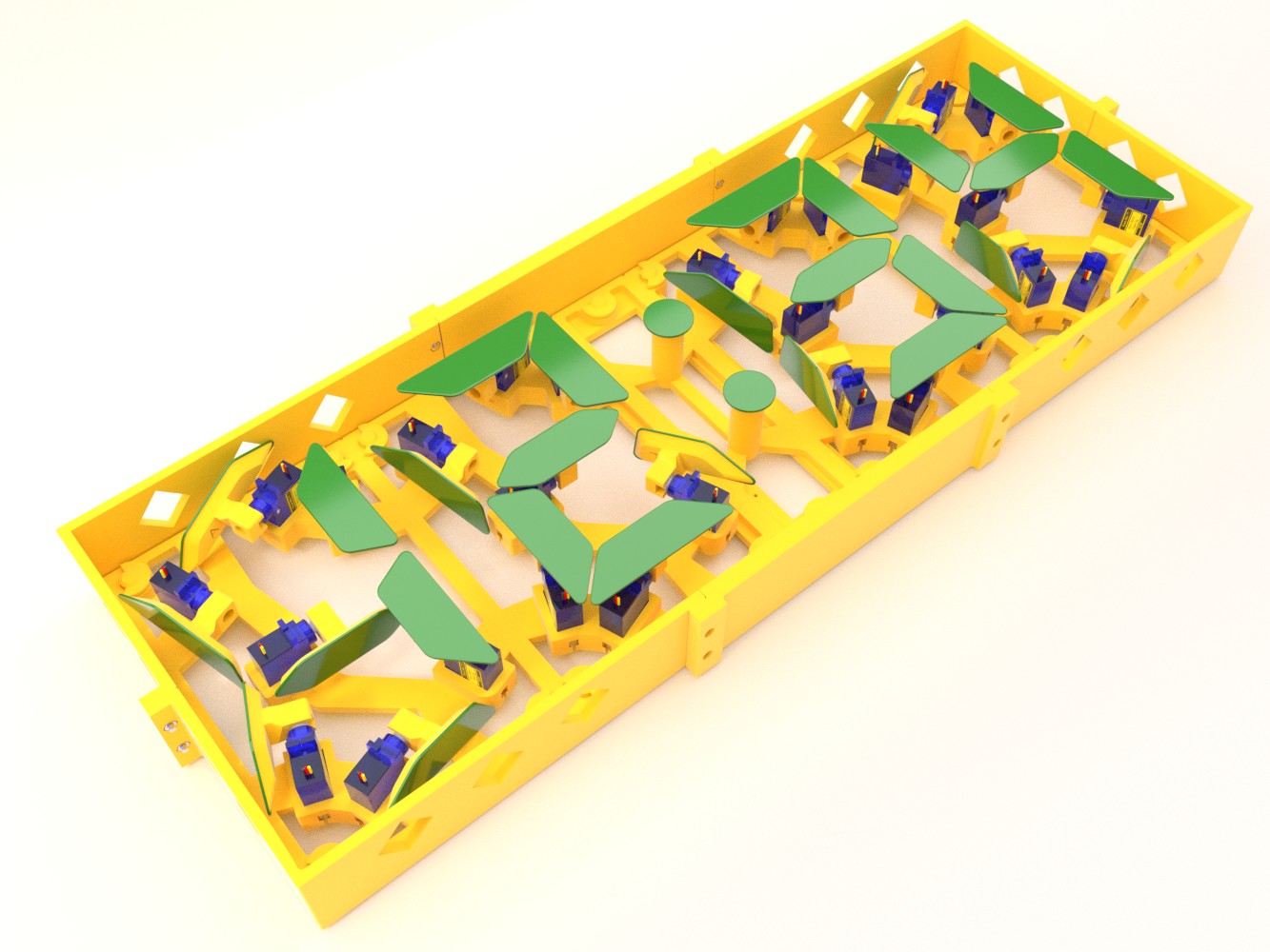 Fully 3D-Printed Servo-Driven Digital Clock