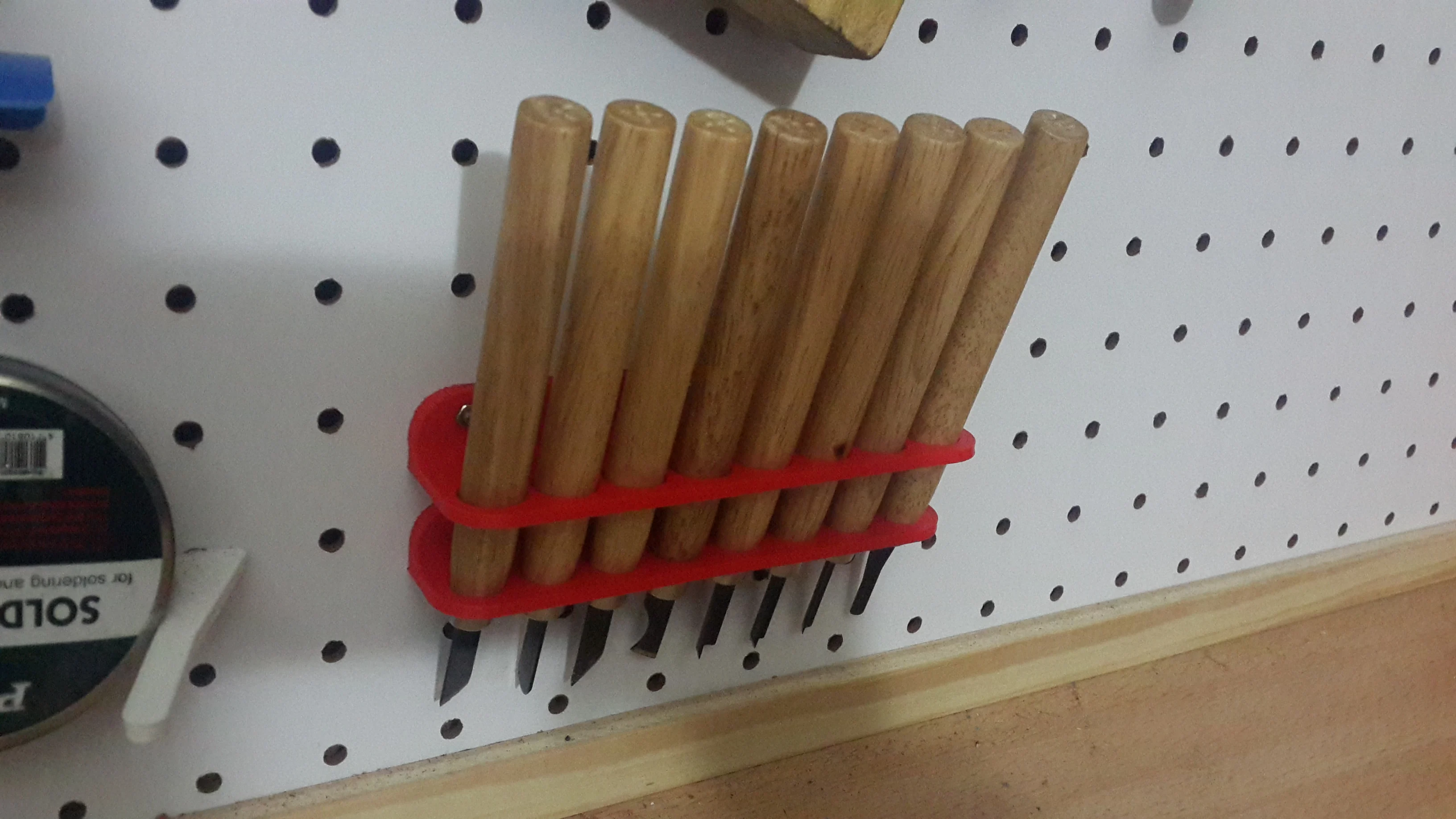 Gauges holder - Pegboard