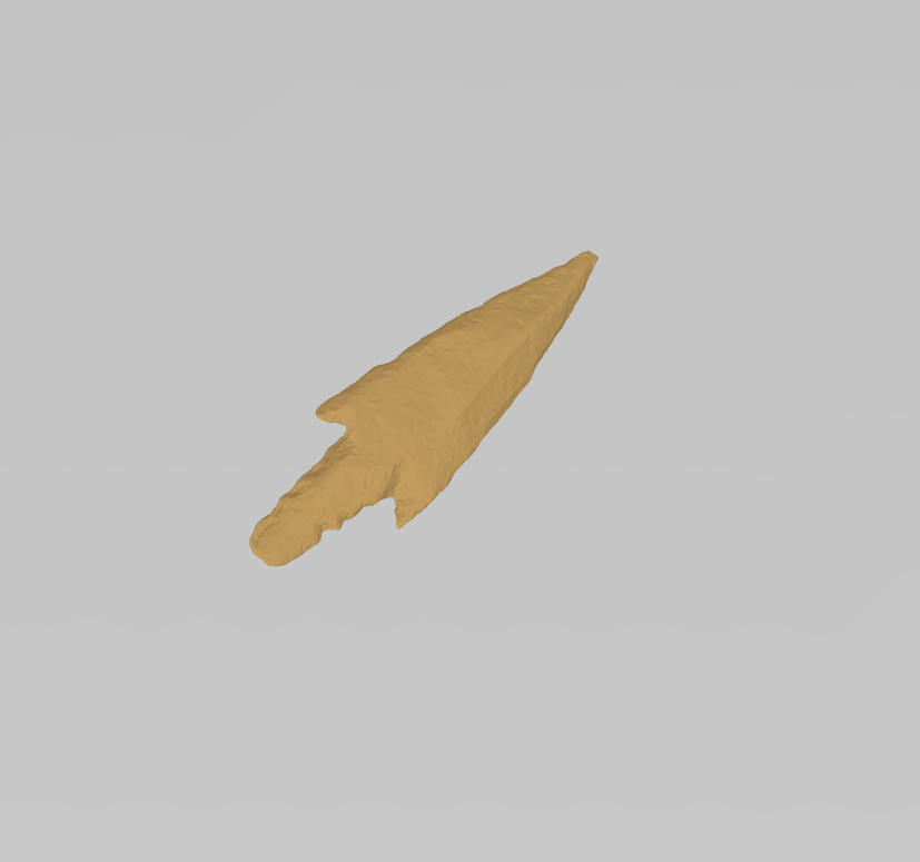 Neolithic barbed arrow point