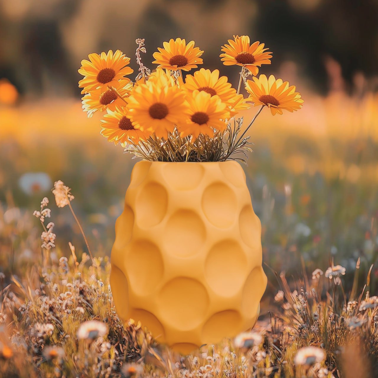 Honeycomb Vase for Home Decor