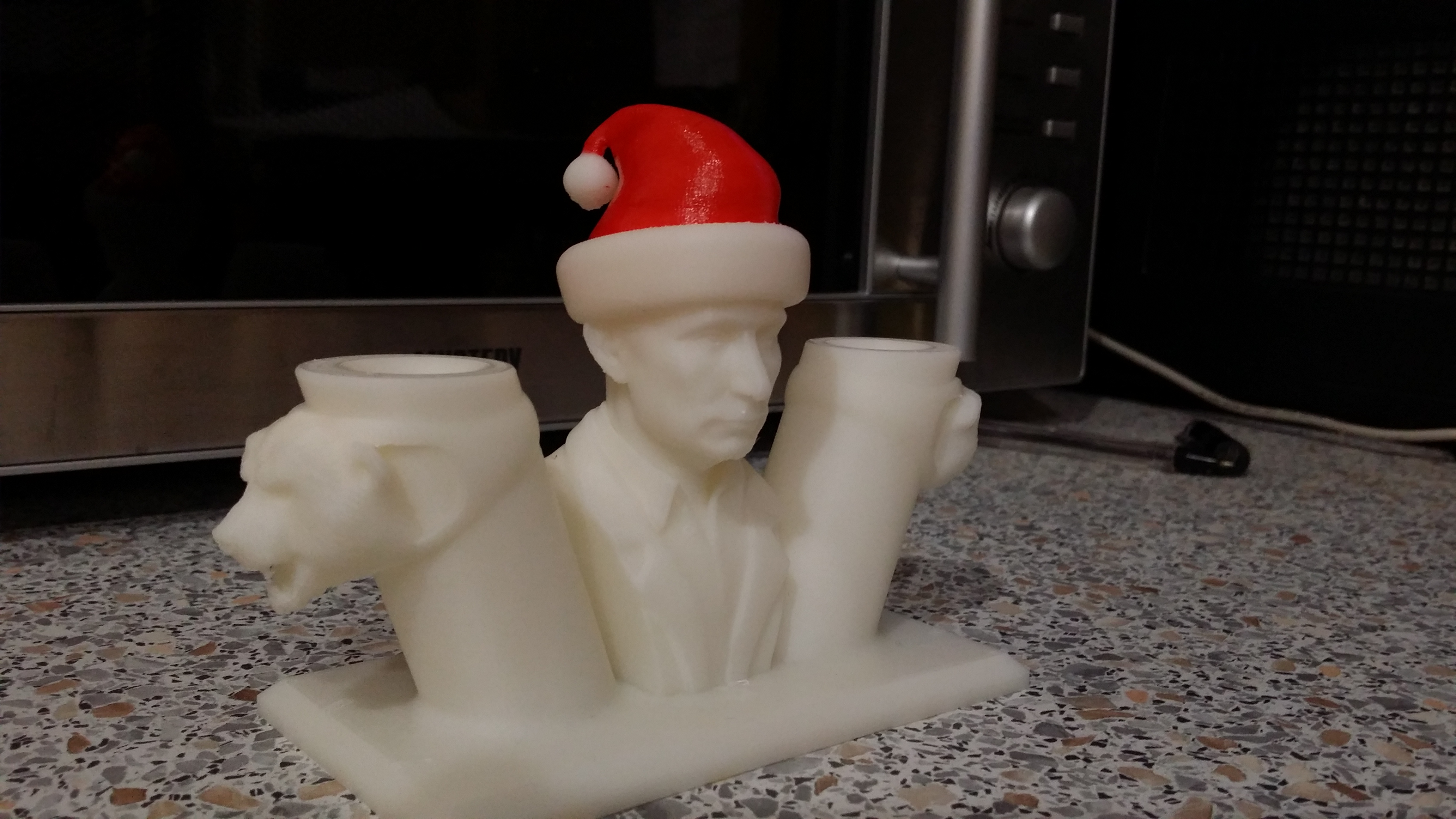 Putin Santas hat