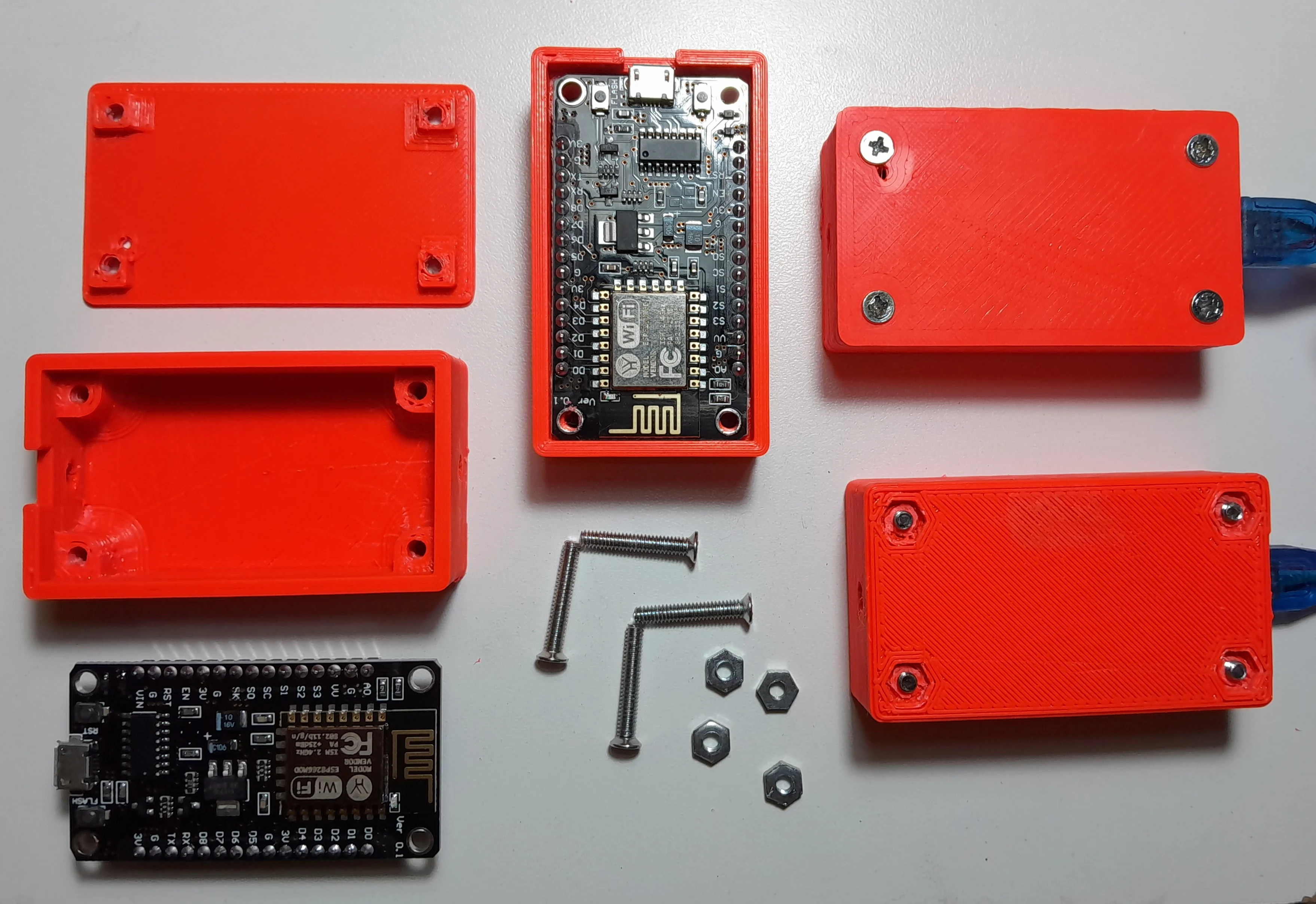 Gabinete para Módulo Arduino Nodemcu ESP8266 Wifi