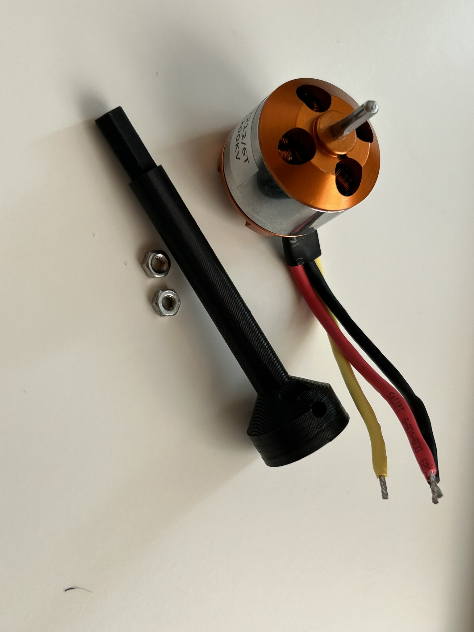 Modified Motor Shaft for 3D Sets Skippy