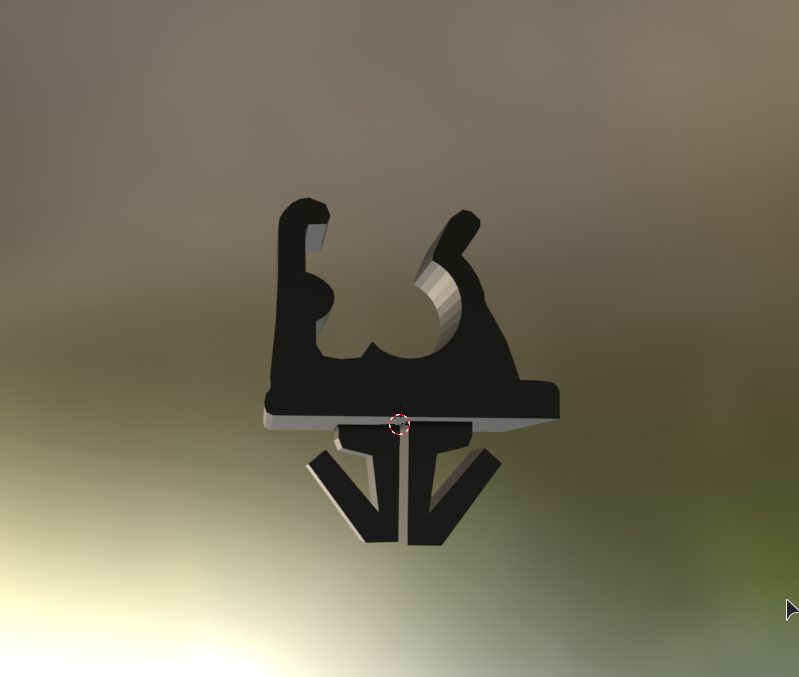 Hyundai Tiburon/Coupe 1997 - Hood Rod Clip