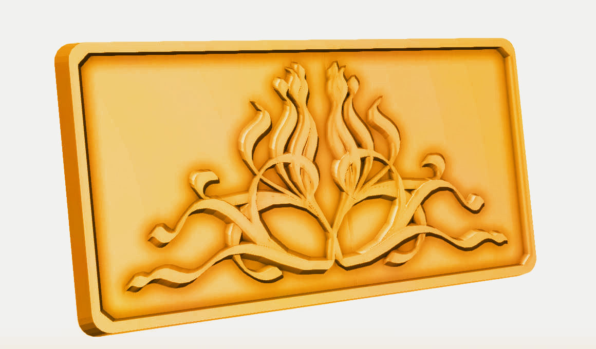 Ornamental Plaque - Aesthetic Lorentz Force Curves