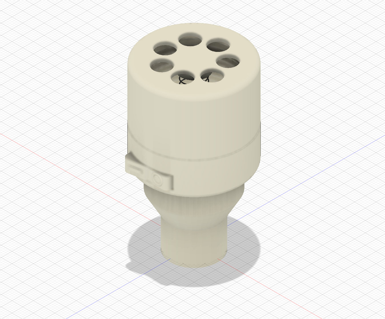 Peep valve with 22mm Male connector
