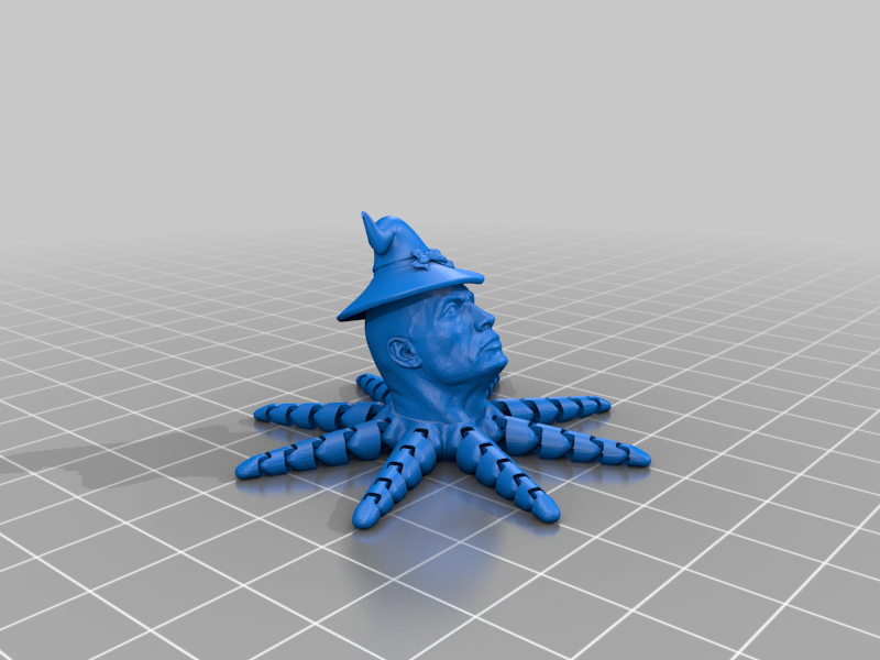 The Rocktopus But Wearing A Witches Hat