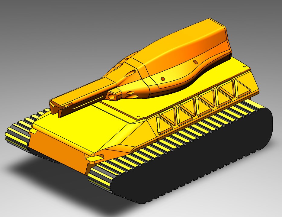 Tank with Coilgun Arduino